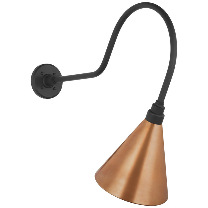 Visual Comfort Signature TOB 2803MBK/S10-SC LED Barn Light, Matte Black