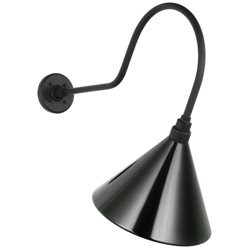 Visual Comfort Signature TOB 2803MBK/S11-G LED Barn Light, Matte Black