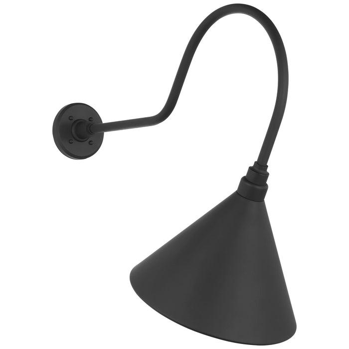 Visual Comfort Signature TOB 2803MBK/S11-MBK LED Barn Light, Matte Black