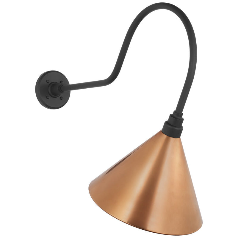 Visual Comfort Signature TOB 2803MBK/S11-SC LED Barn Light, Matte Black