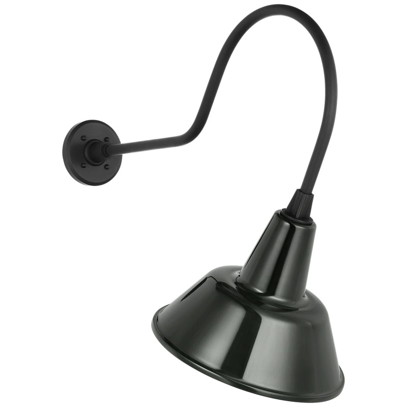 Visual Comfort Signature TOB 2803MBK/S1-G LED Barn Light, Matte Black