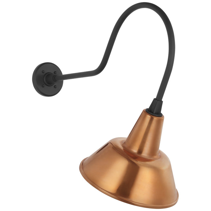 Visual Comfort Signature TOB 2803MBK/S1-SC LED Barn Light, Matte Black