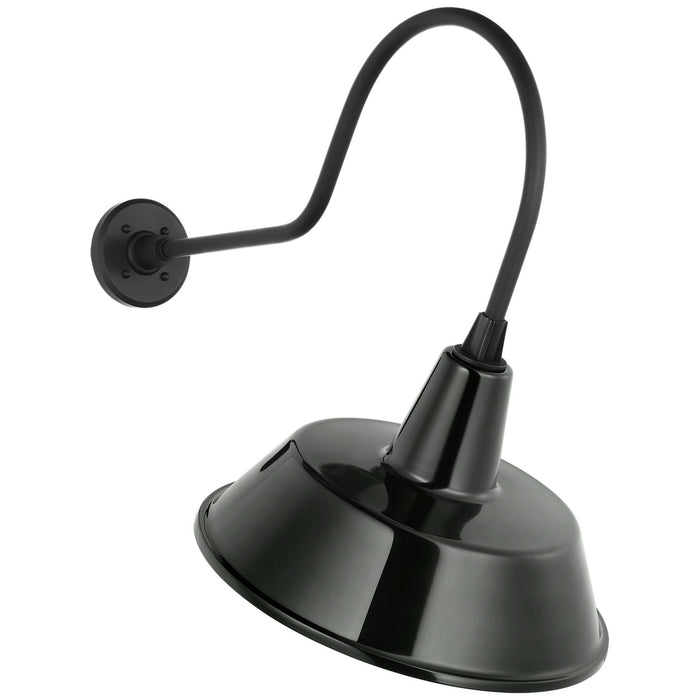 Visual Comfort Signature TOB 2803MBK/S2-G LED Barn Light, Matte Black