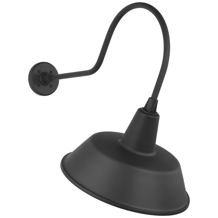 Visual Comfort Signature TOB 2803MBK/S2-MBK LED Barn Light, Matte Black