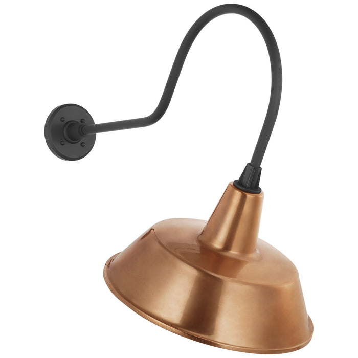 Visual Comfort Signature TOB 2803MBK/S2-SC LED Barn Light, Matte Black