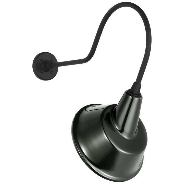 Visual Comfort Signature TOB 2803MBK/S3-G LED Barn Light, Matte Black