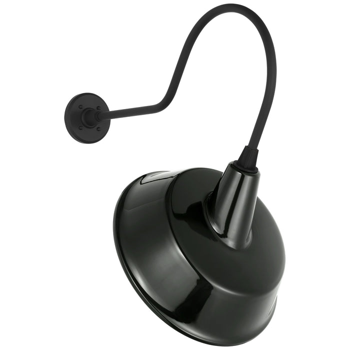 Visual Comfort Signature TOB 2803MBK/S4-G LED Barn Light, Matte Black