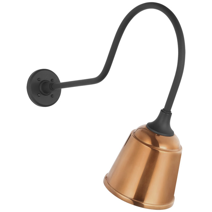 Visual Comfort Signature TOB 2803MBK/S5-SC LED Barn Light, Matte Black