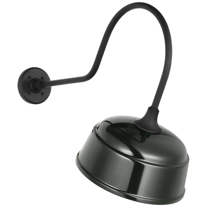 Visual Comfort Signature TOB 2803MBK/S6-G LED Barn Light, Matte Black