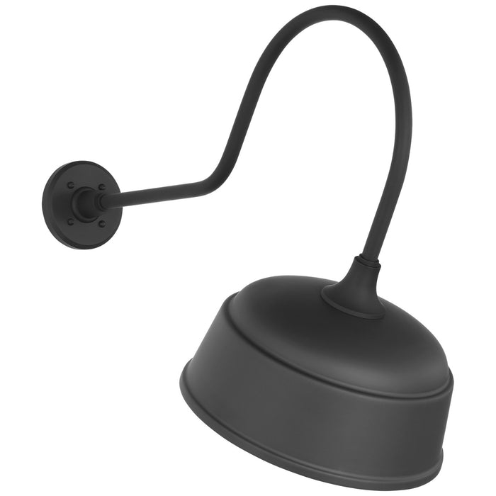 Visual Comfort Signature TOB 2803MBK/S6-MBK LED Barn Light, Matte Black