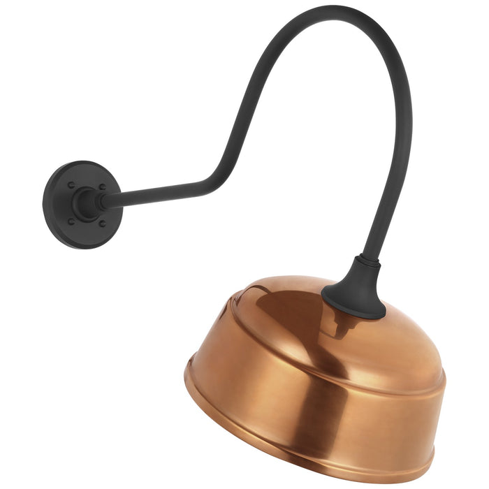 Visual Comfort Signature TOB 2803MBK/S6-SC LED Barn Light, Matte Black