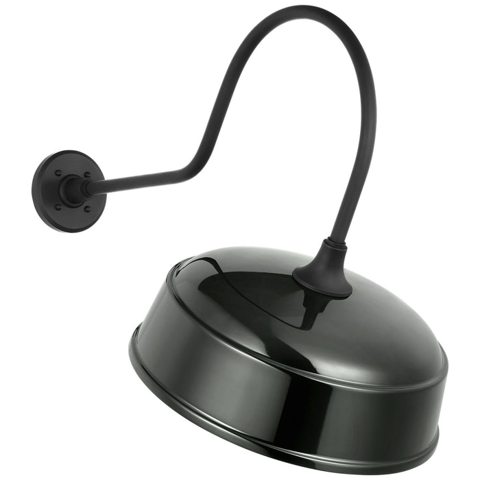 Visual Comfort Signature TOB 2803MBK/S7-G LED Barn Light, Matte Black