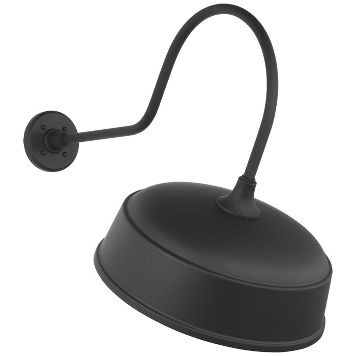 Visual Comfort Signature TOB 2803MBK/S7-MBK LED Barn Light, Matte Black