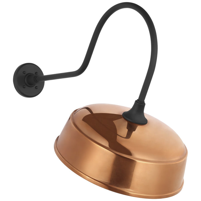 Visual Comfort Signature TOB 2803MBK/S7-SC LED Barn Light, Matte Black