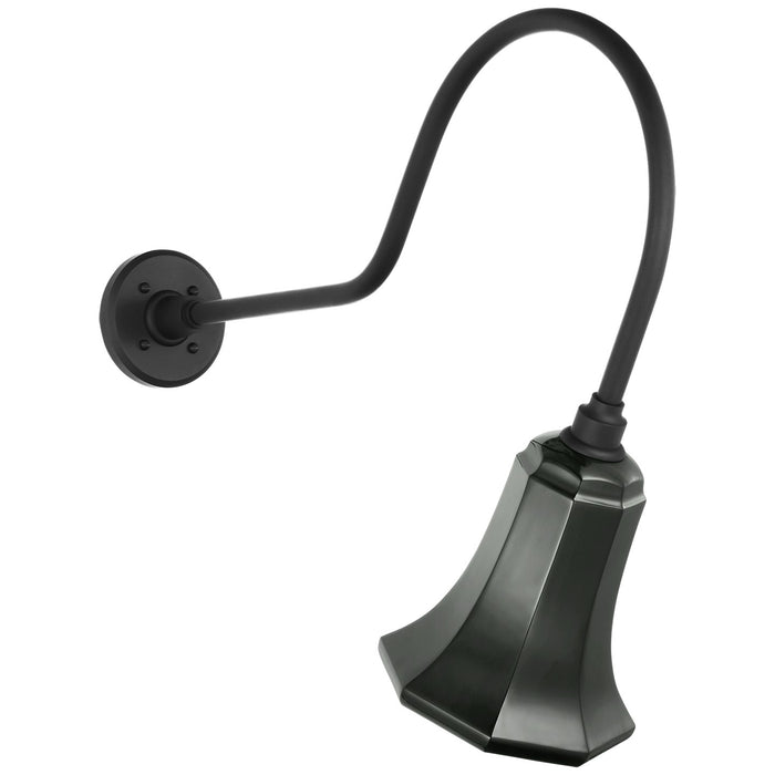 Visual Comfort Signature TOB 2803MBK/S8-G LED Barn Light, Matte Black