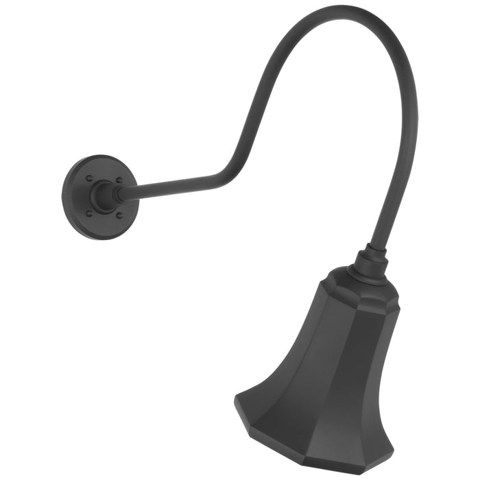 Visual Comfort Signature TOB 2803MBK/S8-MBK LED Barn Light, Matte Black