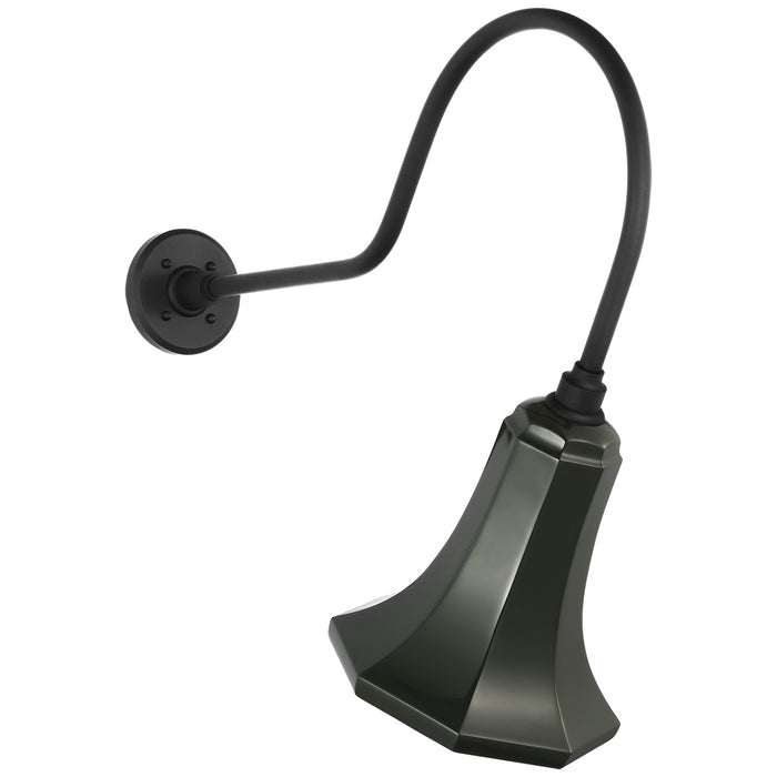 Visual Comfort Signature TOB 2803MBK/S9-G LED Barn Light, Matte Black