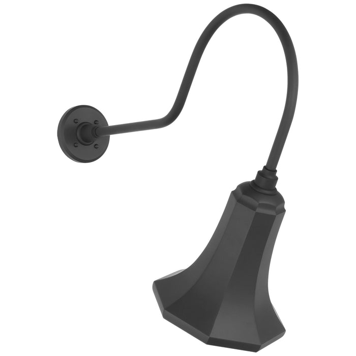 Visual Comfort Signature TOB 2803MBK/S9-MBK LED Barn Light, Matte Black