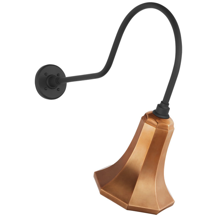 Visual Comfort Signature TOB 2803MBK/S9-SC LED Barn Light, Matte Black