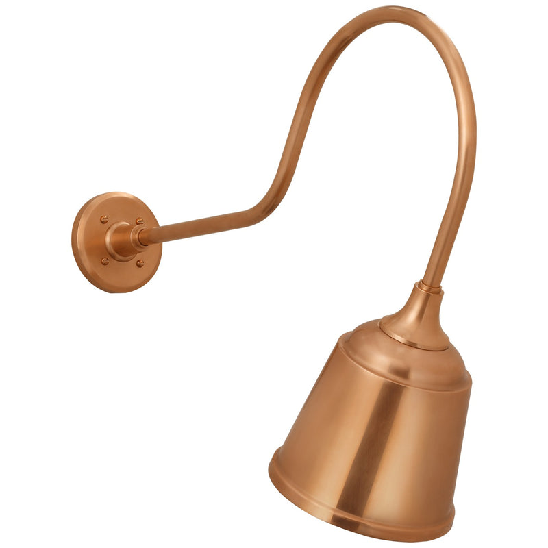 Visual Comfort Signature TOB 2803SC/S5-SC LED Barn Light, Soft Copper