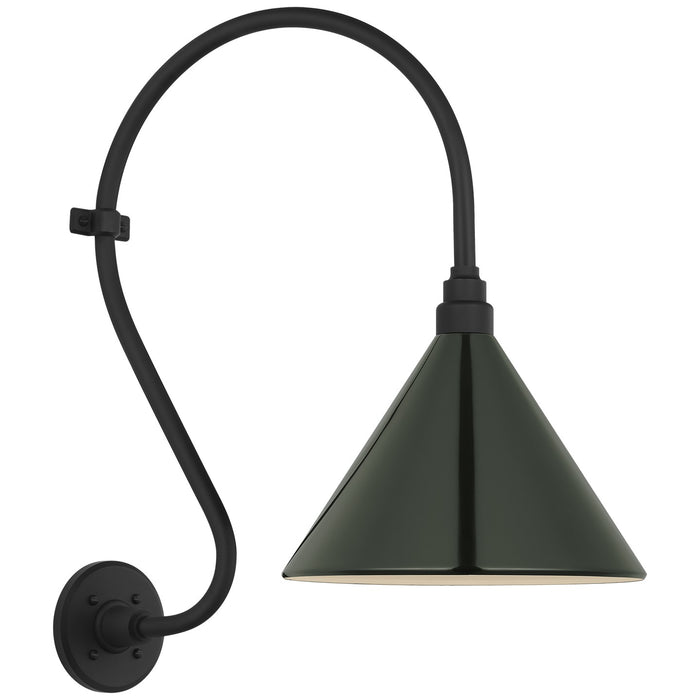 Visual Comfort Signature TOB 2804MBK/S11-G LED Barn Light, Matte Black