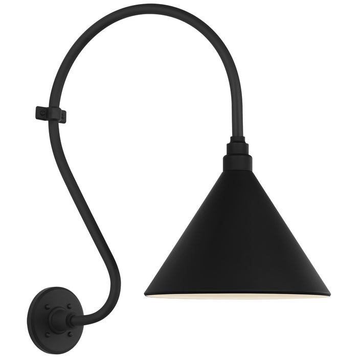 Visual Comfort Signature TOB 2804MBK/S11-MBK LED Barn Light, Matte Black