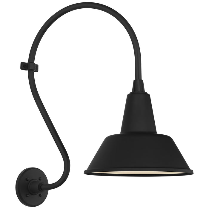Visual Comfort Signature TOB 2804MBK/S1-MBK LED Barn Light, Matte Black