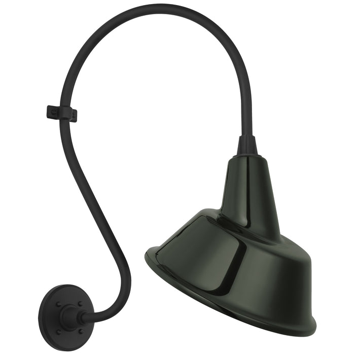 Visual Comfort Signature TOB 2804MBK/S3-G LED Barn Light, Matte Black