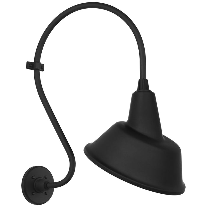 Visual Comfort Signature TOB 2804MBK/S3-MBK LED Barn Light, Matte Black