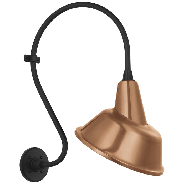 Visual Comfort Signature TOB 2804MBK/S3-SC LED Barn Light, Matte Black