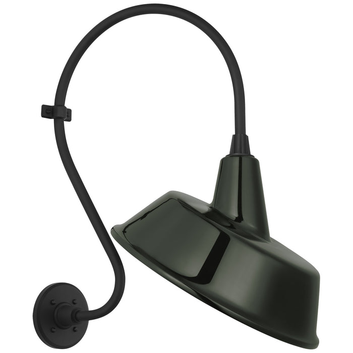 Visual Comfort Signature TOB 2804MBK/S4-G LED Barn Light, Matte Black