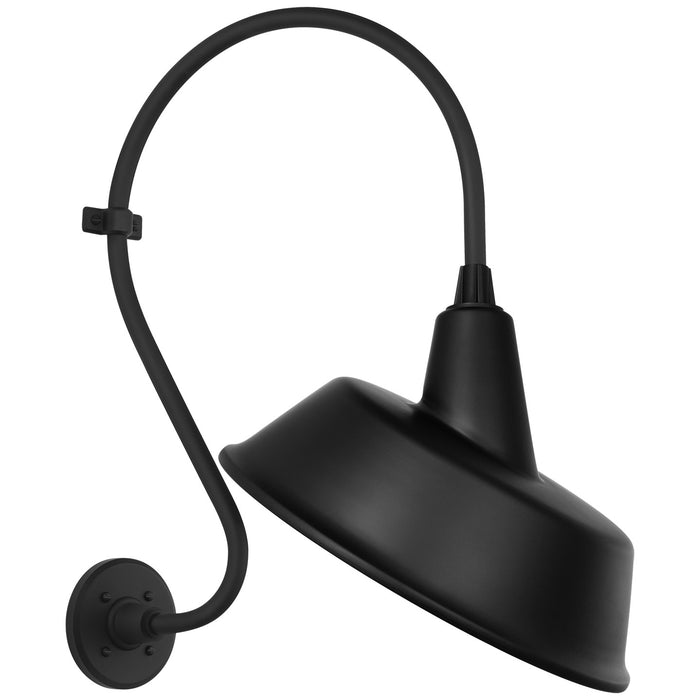 Visual Comfort Signature TOB 2804MBK/S4-MBK LED Barn Light, Matte Black