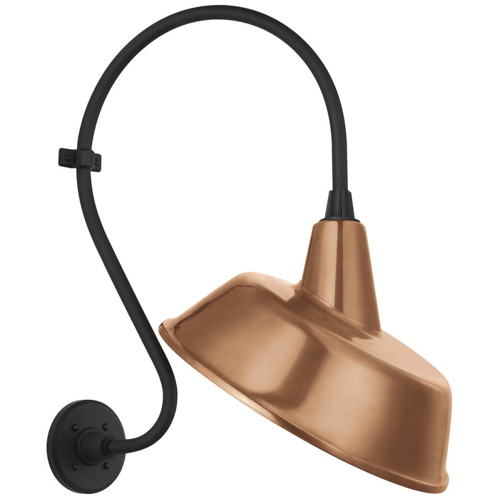 Visual Comfort Signature TOB 2804MBK/S4-SC LED Barn Light, Matte Black