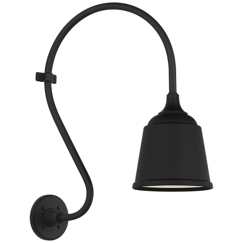 Visual Comfort Signature TOB 2804MBK/S5-MBK LED Barn Light, Matte Black