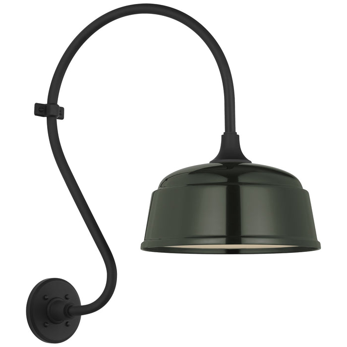 Visual Comfort Signature TOB 2804MBK/S6-G LED Barn Light, Matte Black