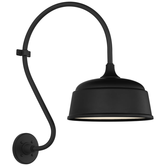 Visual Comfort Signature TOB 2804MBK/S6-MBK LED Barn Light, Matte Black