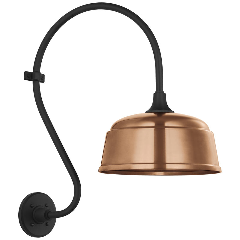 Visual Comfort Signature TOB 2804MBK/S6-SC LED Barn Light, Matte Black