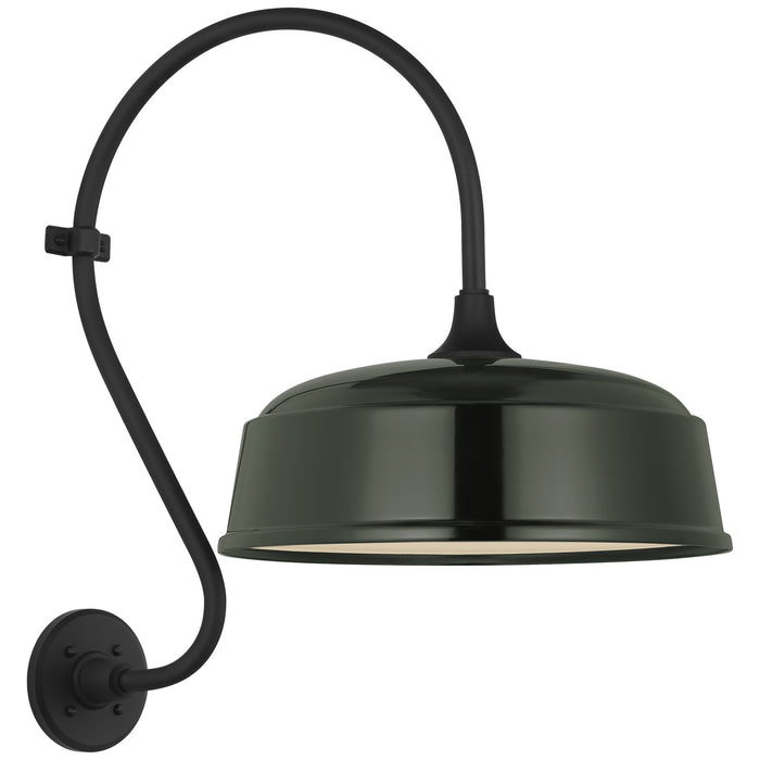 Visual Comfort Signature TOB 2804MBK/S7-G LED Barn Light, Matte Black