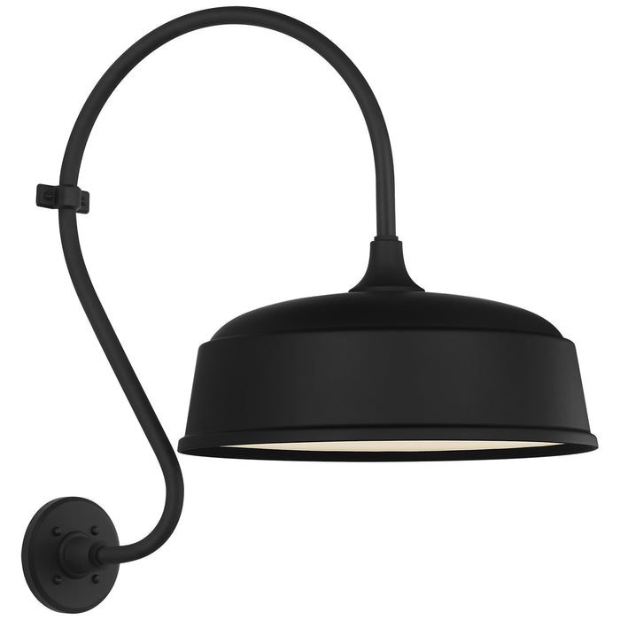 Visual Comfort Signature TOB 2804MBK/S7-MBK LED Barn Light, Matte Black