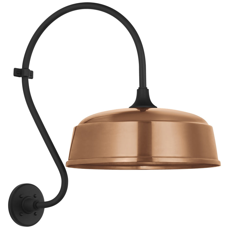 Visual Comfort Signature TOB 2804MBK/S7-SC LED Barn Light, Matte Black