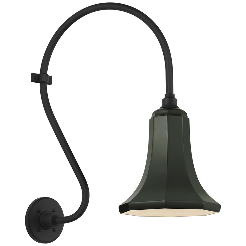 Visual Comfort Signature TOB 2804MBK/S9-G LED Barn Light, Matte Black