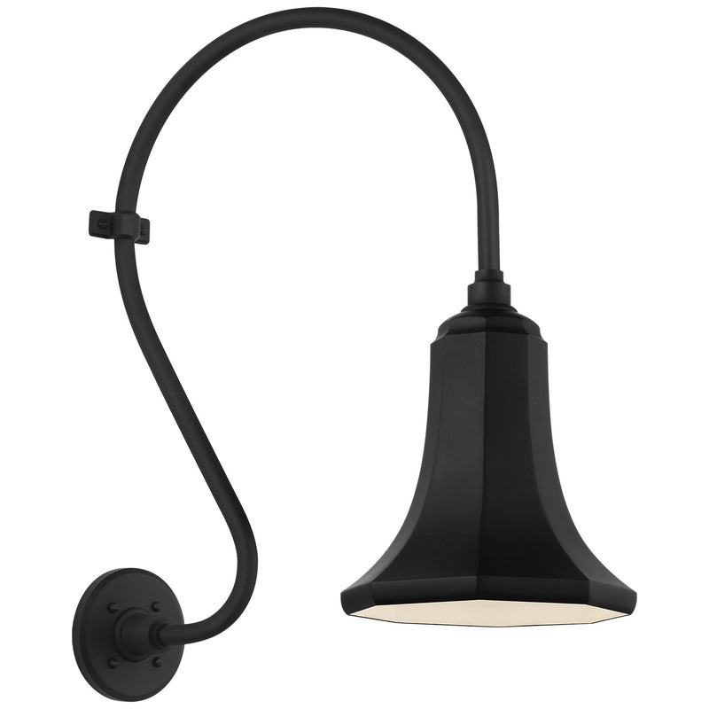 Visual Comfort Signature TOB 2804MBK/S9-MBK LED Barn Light, Matte Black