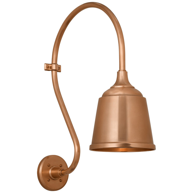 Visual Comfort Signature TOB 2804SC/S5-SC LED Barn Light, Soft Copper