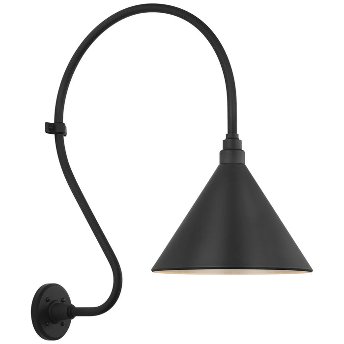 Visual Comfort Signature TOB 2805MBK/S11-MBK LED Barn Light, Matte Black