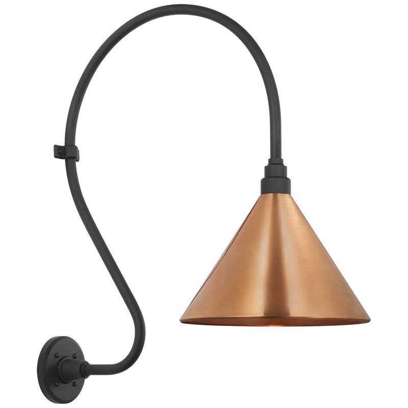 Visual Comfort Signature TOB 2805MBK/S11-SC LED Barn Light, Matte Black