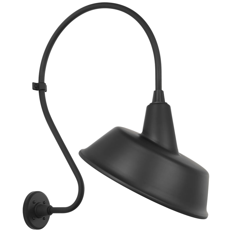 Visual Comfort Signature TOB 2805MBK/S4-MBK LED Barn Light, Matte Black