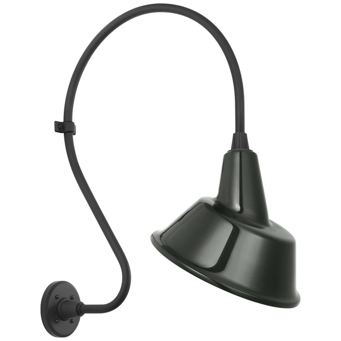 Visual Comfort Signature TOB 2805MBK/S3-G LED Barn Light, Matte Black