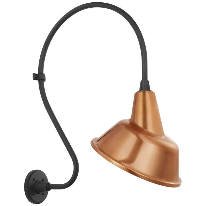 Visual Comfort Signature TOB 2805MBK/S3-SC LED Barn Light, Matte Black