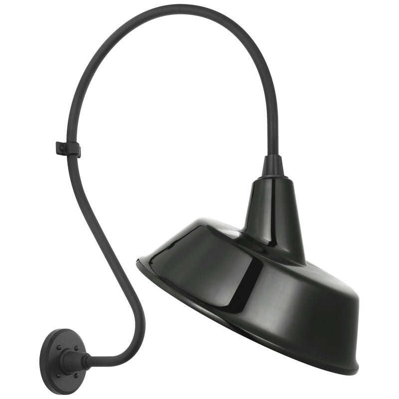 Visual Comfort Signature TOB 2805MBK/S4-G LED Barn Light, Matte Black