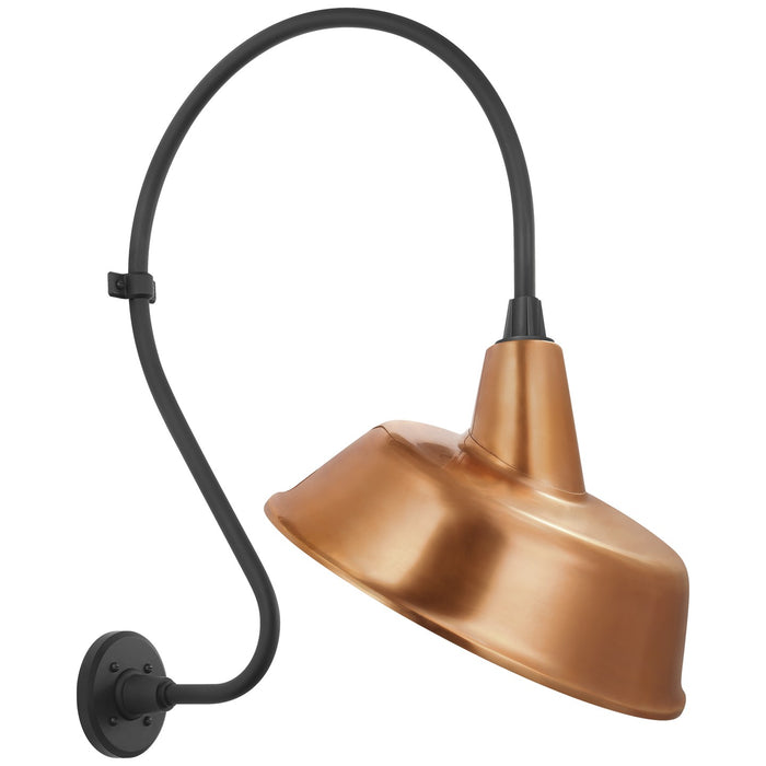 Visual Comfort Signature TOB 2805MBK/S4-SC LED Barn Light, Matte Black